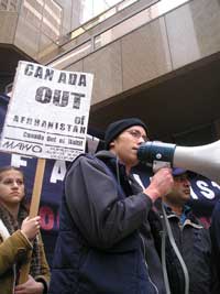 Metis Activist and MAWO organizer Aaron Mercredi